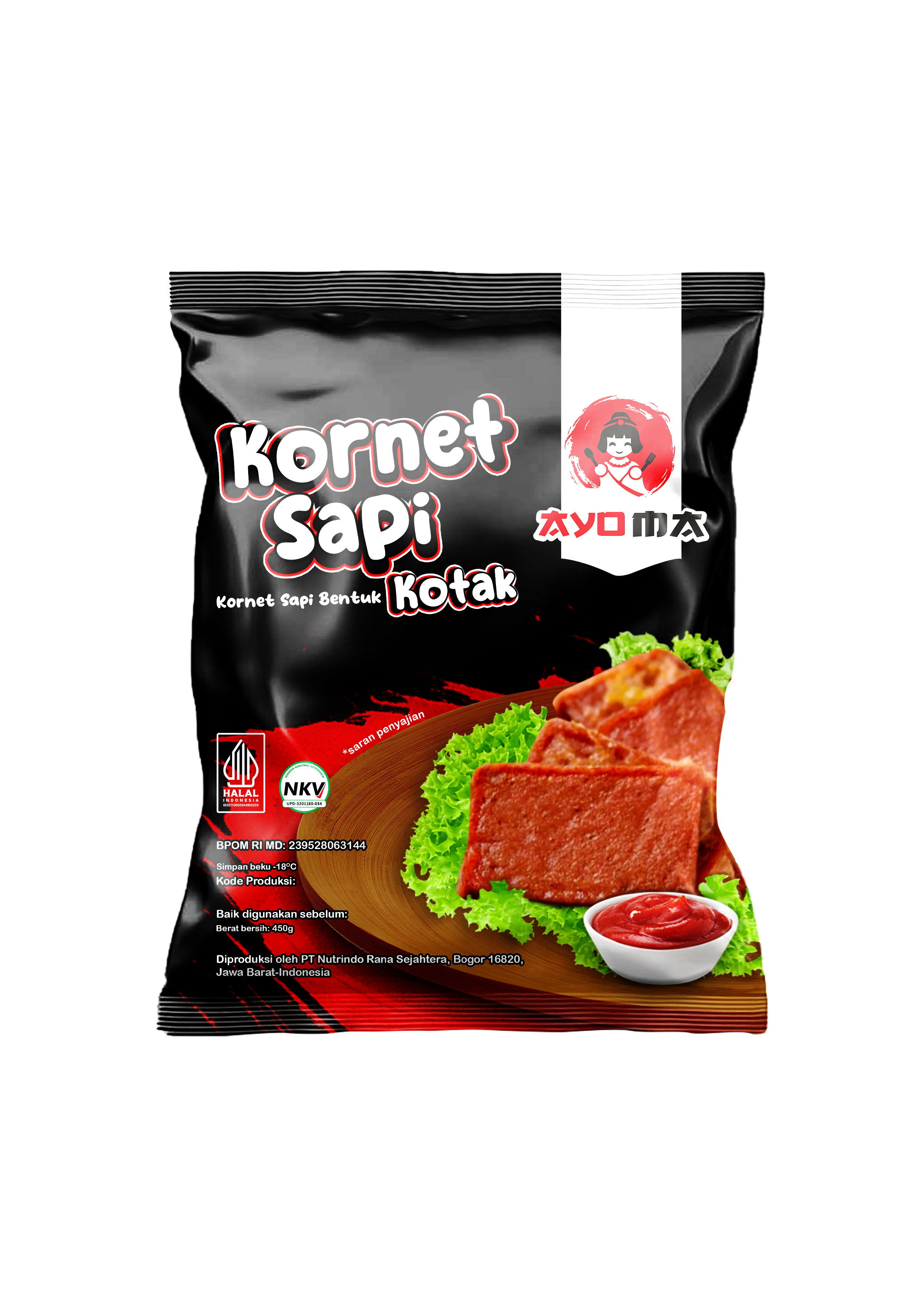 Kornet Sapi Kotak